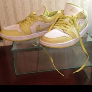 Air Jordan 1 Low Women Limelight Sneakers Shoes Size 9.5